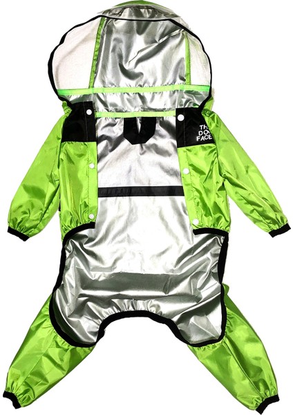 Pet Köpek Tek Parça Yağmurluk Su Geçirmez Köpek Ceketi Evcil Hayvan Ceketi (Yurt Dışından)