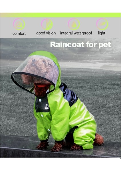 Pet Köpek Tek Parça Yağmurluk Su Geçirmez Köpek Ceketi Evcil Hayvan Ceketi (Yurt Dışından) fiyatları