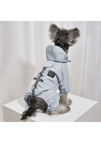 Su Geçirmez Yansıtıcı Köpek Giysileri Yumuşak Geçirimsiz Polyester Ceket (Yurt Dışından)