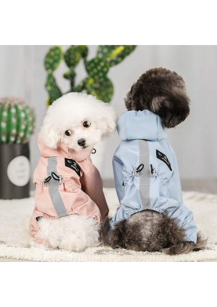 Su Geçirmez Yansıtıcı Köpek Giysileri Yumuşak Geçirimsiz Polyester Ceket (Yurt Dışından)