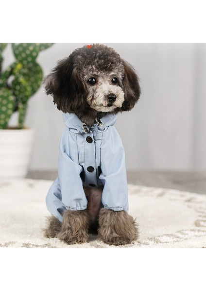 Su Geçirmez Yansıtıcı Köpek Giysileri Yumuşak Geçirimsiz Polyester Ceket (Yurt Dışından)