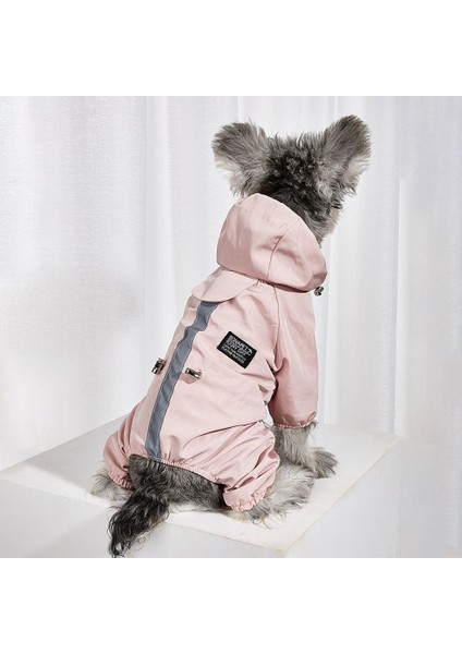 Su Geçirmez Yansıtıcı Köpek Giysileri Yumuşak Geçirimsiz Polyester Ceket (Yurt Dışından)