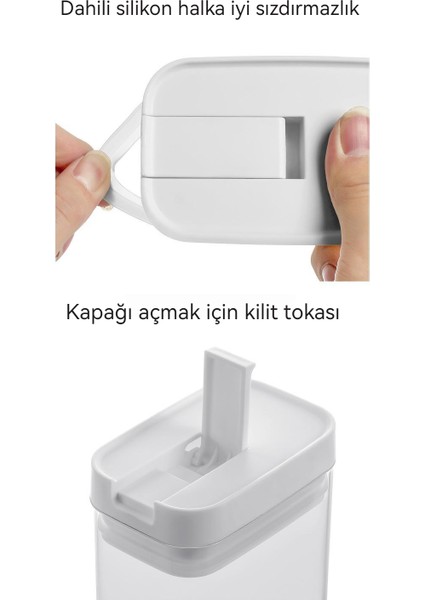 500ML Gıda Box Saklama Kabı -Şeffaf (Yurt Dışından)