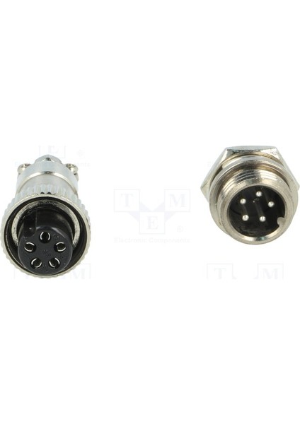 M12 5 Pin Konnektör Erkek+Dişi