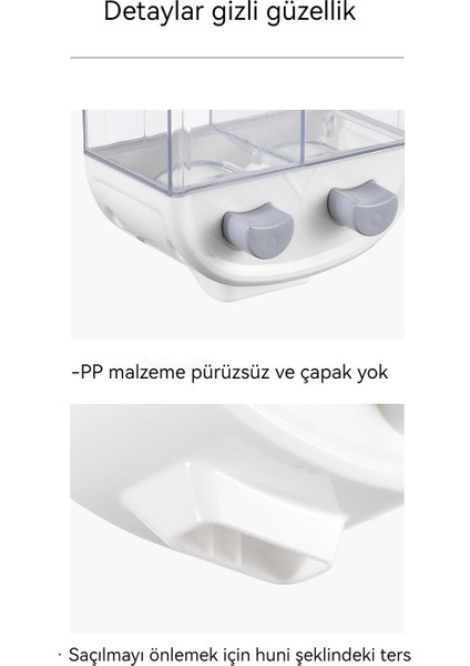 2000ML Gıda Box Saklama Kabı -Şeffaf (Yurt Dışından)