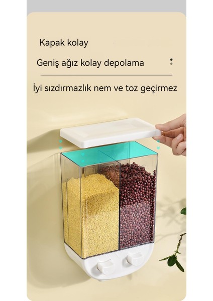 2000ML Gıda Box Saklama Kabı -Şeffaf (Yurt Dışından)