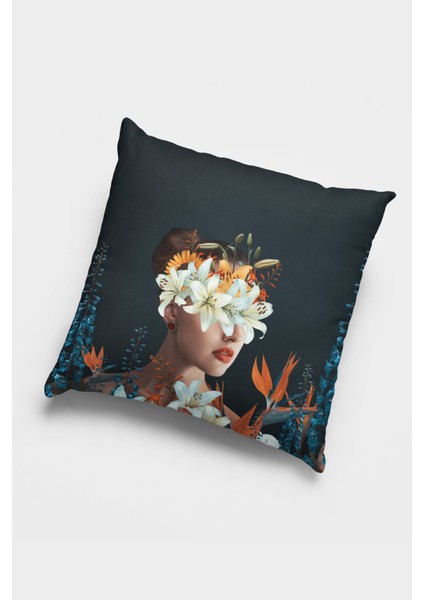 Çift Taraflı 4'lü Kırlent Kılıfı 43 x 43 cm Gizli Fermuar Dokuma Tay Tüyü Premium Kumaş 4KR037 fiyatları