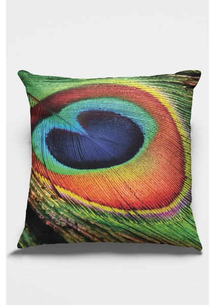 Dokuma Leke Tutmaz Premium Tay Tüyü Kumaş Çift Taraflı Kırlent Yastık Kılıfı Renkli 43 x 43 cm KRL234