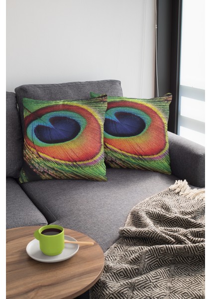 Dokuma Leke Tutmaz Premium Tay Tüyü Kumaş Çift Taraflı Kırlent Yastık Kılıfı Renkli 43 x 43 cm KRL234 modelleri