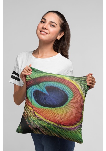 Dokuma Leke Tutmaz Premium Tay Tüyü Kumaş Çift Taraflı Kırlent Yastık Kılıfı Renkli 43 x 43 cm KRL234 fırsatları