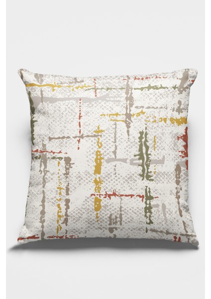 Vintage Dokuma Premium Tay Tüyü Kumaş Çift Taraflı Kırlent Yastık Kılıfı 43 x 43 cm KRL408 fiyatları