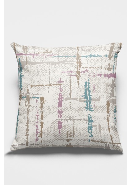 Premium Tay Tüyü Dokuma Kumaş Çift Taraflı Vintage Kırlent Yastık Kılıfı 43 x 43 cm KRL413 fiyatları