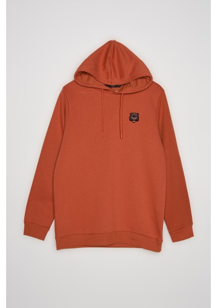 2KAM71586LK Koton Erkek Sweat Kiremit