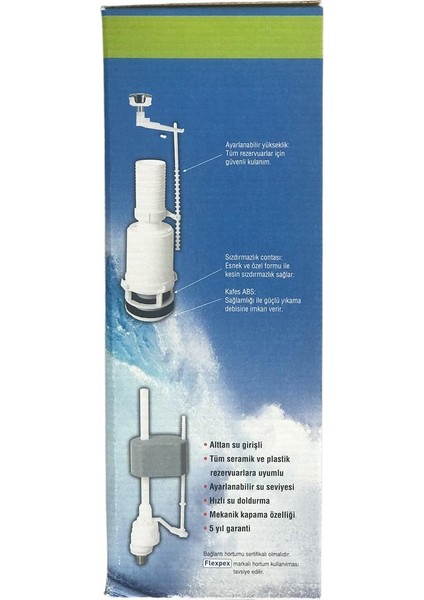 Veravit Vera Basmalı Tek Kademeli Klozet Rezervuar Iç Takım modelleri