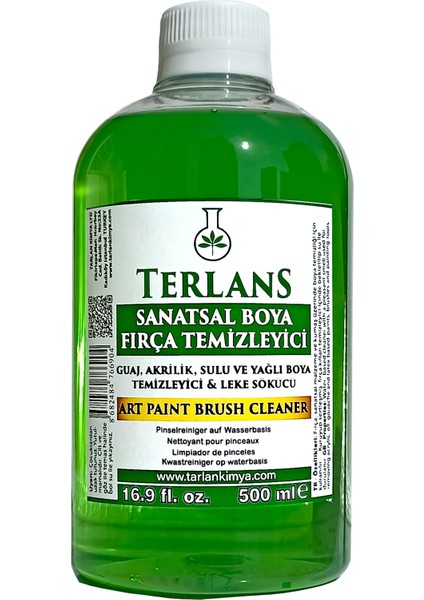 Terlans Sanatsal Boya ve Fırça Temizleyici 500 ml