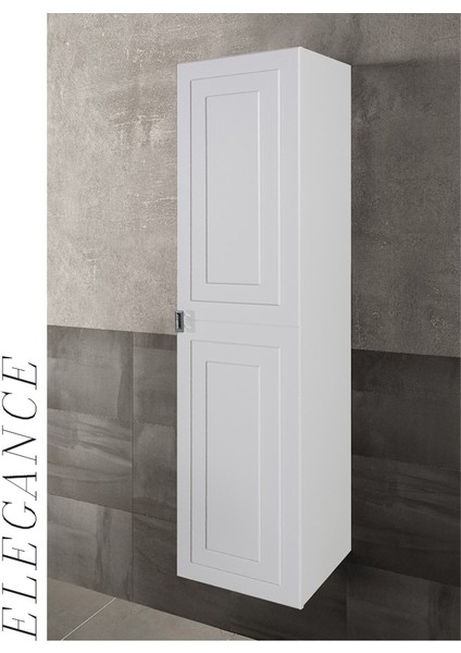 Elegance Banyo Boy Dolabı Beyaz