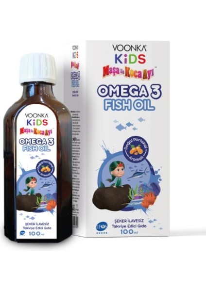 Kids Omega 3 Fishoil 100 Ml