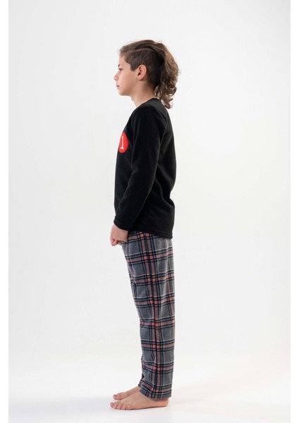 Erkek Çocuk Siyah Pijama Takımı 201051-0217