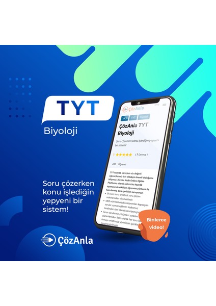 Çözanla TYT Biyoloji