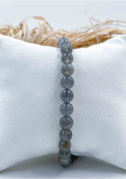 Labradorit Doğal Taş Bileklik 6 mm