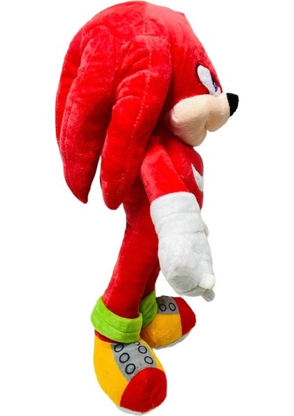 PopŞeker Sonic Ekidne Knuckles Kirpi Peluş Sonic Peluş 35CM. Sonic Oyuncak Peluş