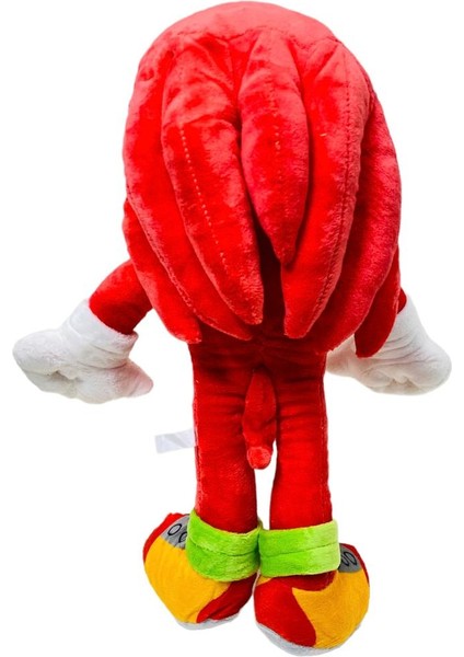 PopŞeker Sonic Ekidne Knuckles Kirpi Peluş Sonic Peluş 35CM. Sonic Oyuncak Peluş