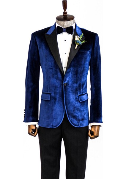Lacivert Slimfit Sivri Yaka Damatlık Ceket modelleri