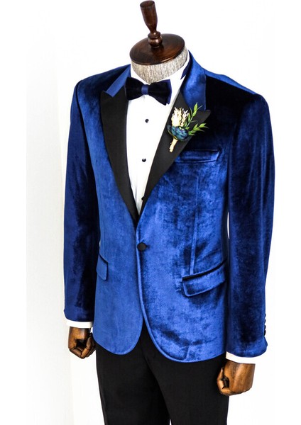 Lacivert Slimfit Sivri Yaka Damatlık Ceket fırsatları