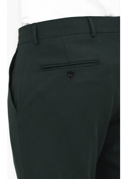 Petrol Yeşili Slim Fit Pantolon modelleri