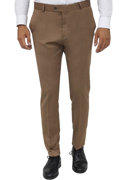 Taba Slim Fit Pantolon