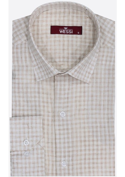 Açık Kahverengi Ekose Gömlek fiyatları