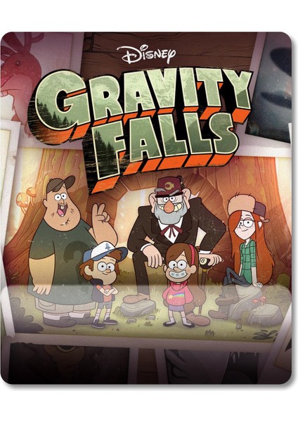 Gravity Falls / Esrarengiz Kasaba Bilek Destekli Mousepad Model - 1