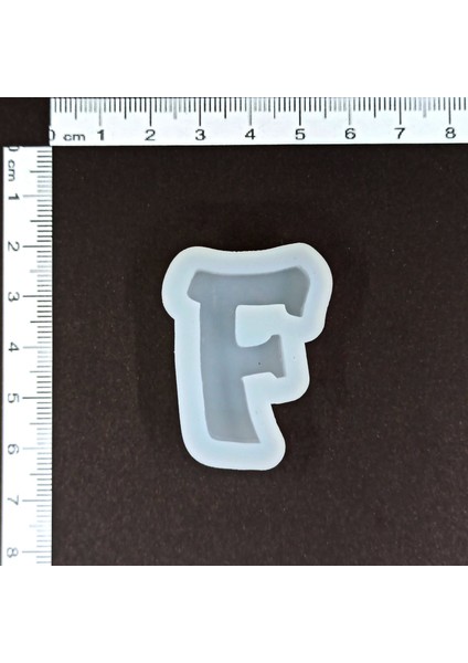 Epoksi Reçine F Harfi Silikon Kalıp HB2010-GF0080