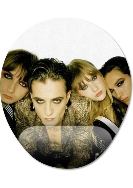 Maneskin Bilek Destekli Mousepad Model - 1 Oval