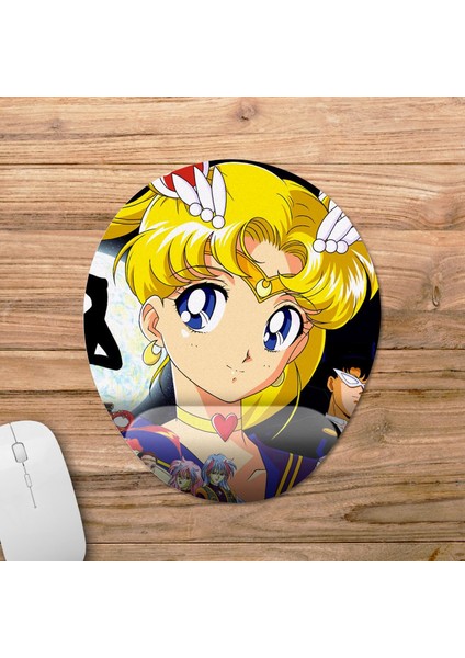 Sailor Moon Bilek Destekli Mousepad Model - 1 Oval fiyatları