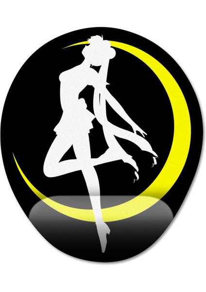 Sailor Moon Bilek Destekli Mousepad Model - 3 Oval