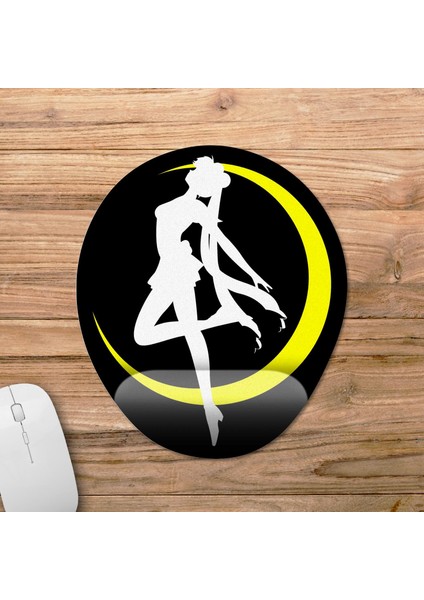 Sailor Moon Bilek Destekli Mousepad Model - 3 Oval