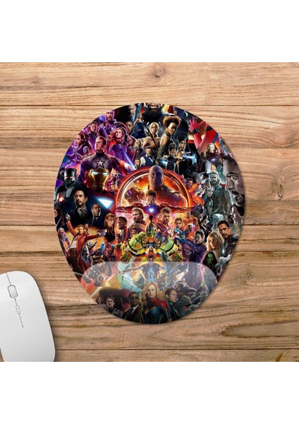 Marvel Bilek Destekli Mousepad Model - 3 Oval fiyatları