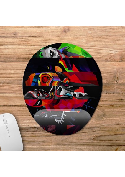 Marvel Bilek Destekli Mousepad Model - 5 Oval fiyatları