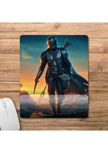 The Mandalorian Bilek Destekli Mousepad Model - 7