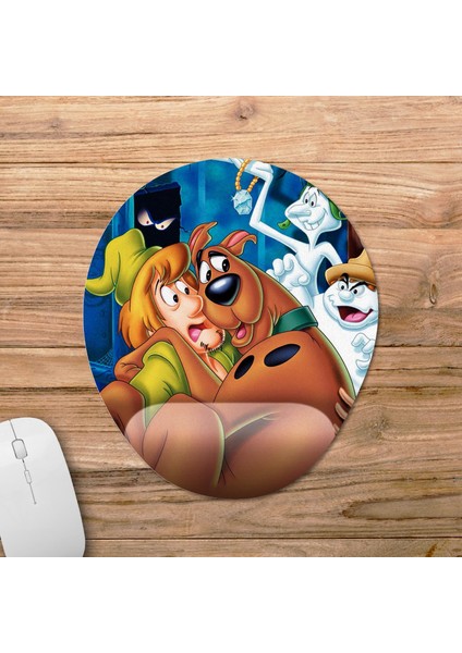 Scooby Doo Bilek Destekli Mousepad Model - 4 Oval