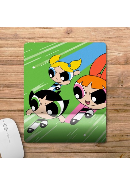 Powerpuff Girls Bilek Destekli Mousepad Model - 1 fiyatları