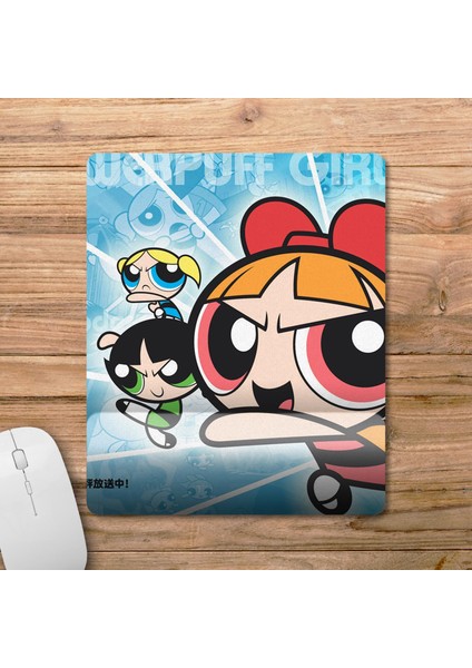 Powerpuff Girls Bilek Destekli Mousepad Model - 2 fiyatları