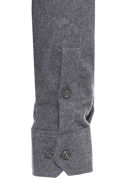Gri Desensiz Slimfit Oduncu Gömlek fırsatları