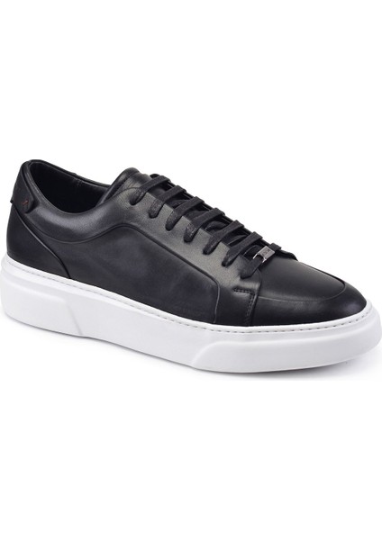 Siyah Bağcıklı Sneaker Erkek Ayakkabı -92111-