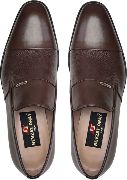 Kahverengi Klasik Loafer Erkek Ayakkabı -11862- modelleri