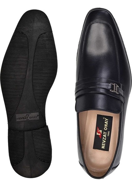 Siyah Günlük Loafer Erkek Ayakkabı -11275-