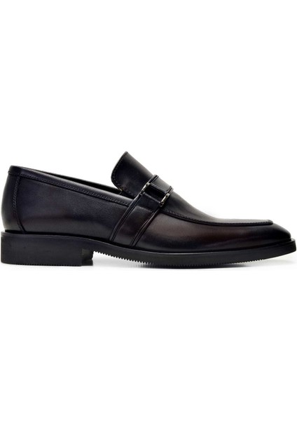 Siyah Günlük Loafer Erkek Ayakkabı -8123-