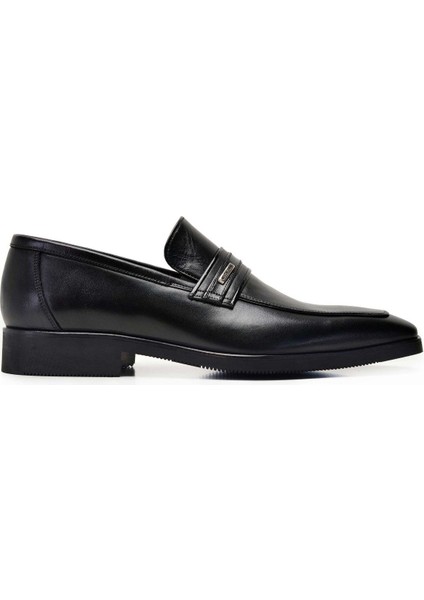 Siyah Günlük Loafer Erkek Ayakkabı -8109-