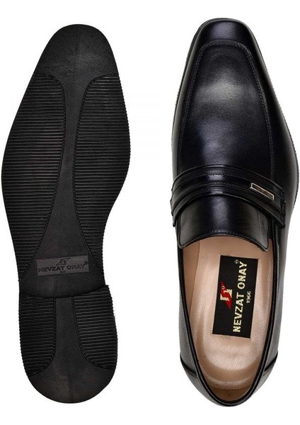 Siyah Günlük Loafer Erkek Ayakkabı -8109-